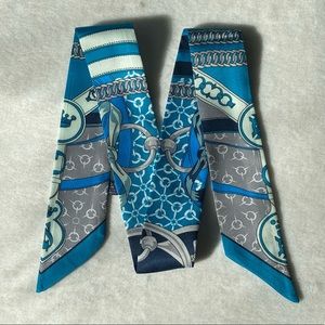 Skinny Scarf for Handbags, Hair Ties, Neck Scarf